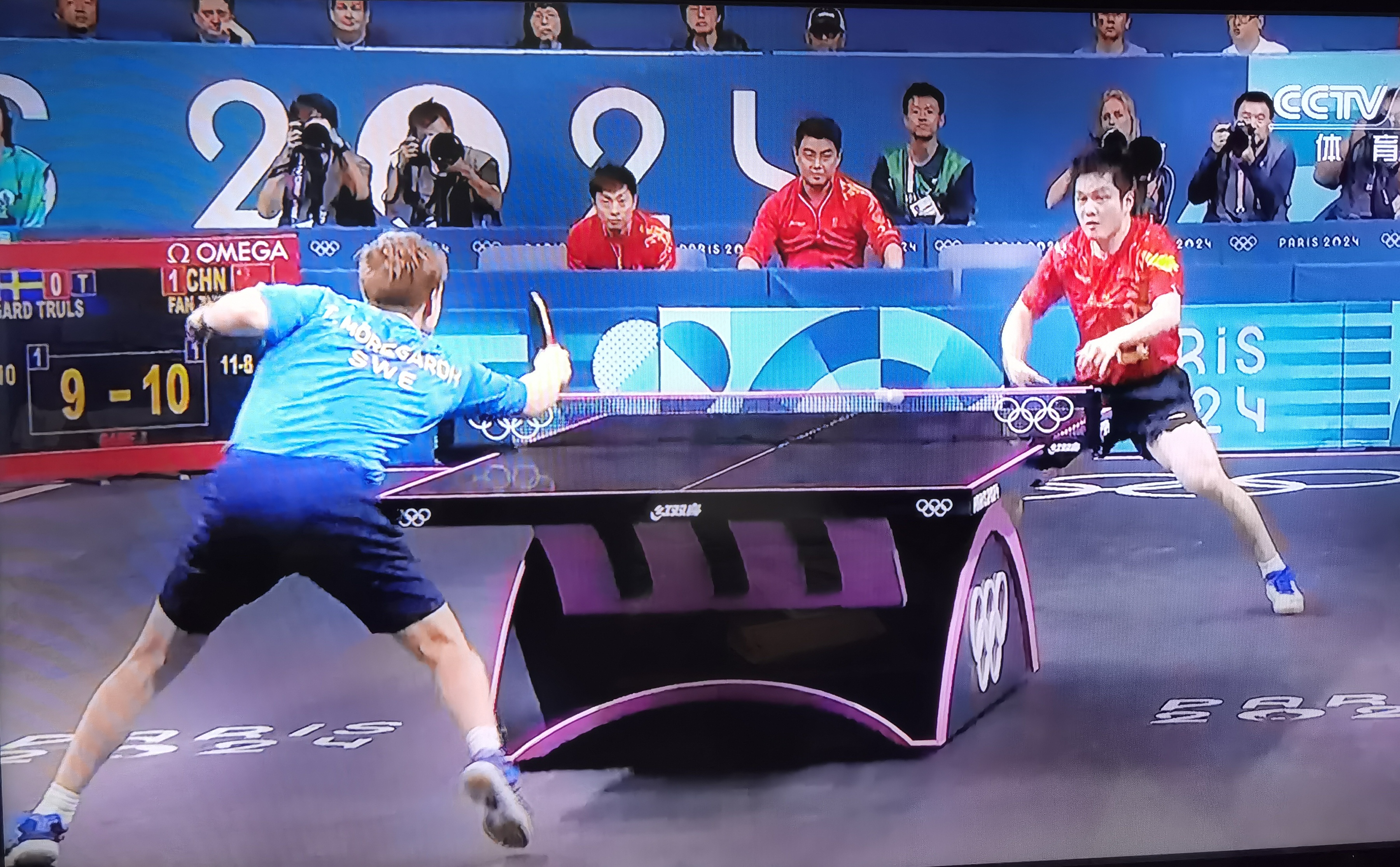 瑞典队逆转中国队，樊振东带队取胜