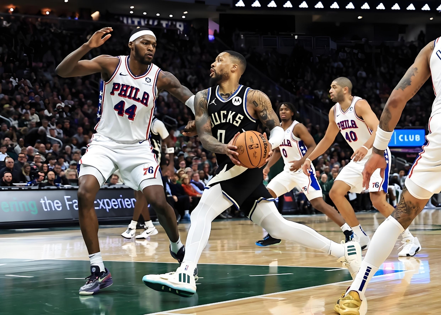 雄鹿B队碾压法国男篮,恩比德高光表现 雄鹿B队碾压法国男篮,恩比德高光表现